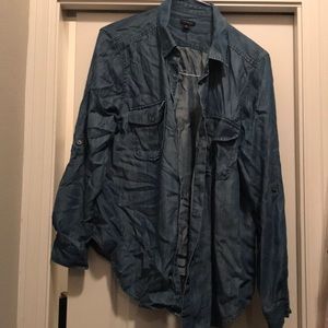 Ann Taylor lightweight chambray shirt